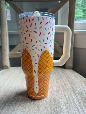 Frostbuddy 40oz Stainless Steel Insulated Tumbler Vanilla ice cream NEW!